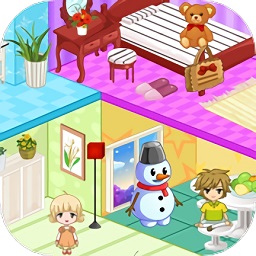 设计冰雪公主娃娃屋小游戏