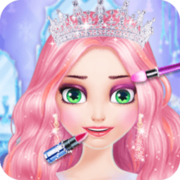 粉红公主装扮女孩游戏