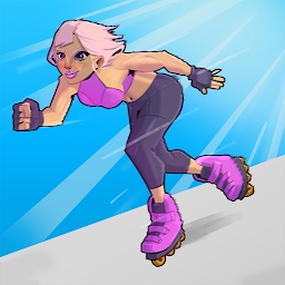 翻滚轮滑坡道游戏(roller ramp)