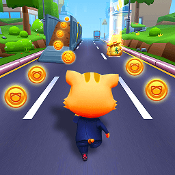 猫咪跑酷飞行冒险游戏