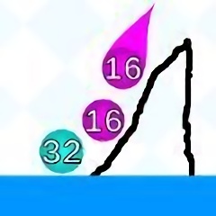 画线小球滚动游戏(draw - physics double)