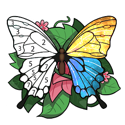 快乐涂数字填色游戏经典版