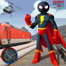 火柴人超级绳索英雄游戏