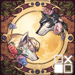 wolf and moon nonogram