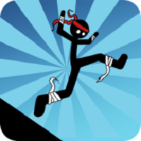 火柴人忍者跑酷游戏