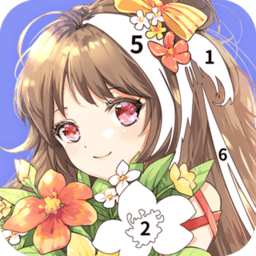 花花涂色小游戏