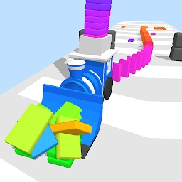 多米诺堆叠跑游戏(domino stack run)
