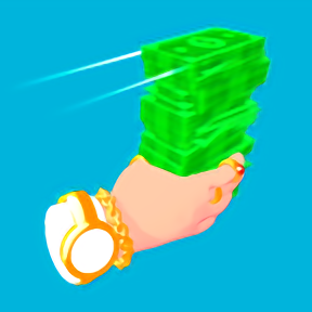 卷钱跑酷游戏(race for money)