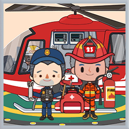 米加小镇救火队游戏