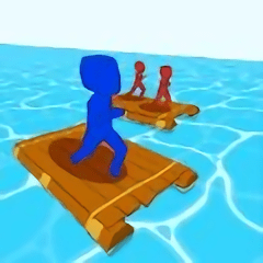 木筏横渡冲刺游戏