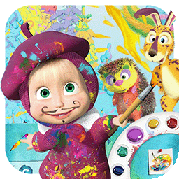 玛莎与熊小画家手机版