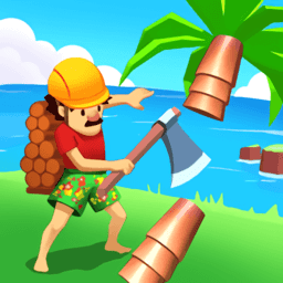 荒岛伐木工小游戏