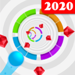 旋转彩色球游戏